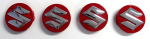 Wheel hub cover set in different colours for your SUZUKI